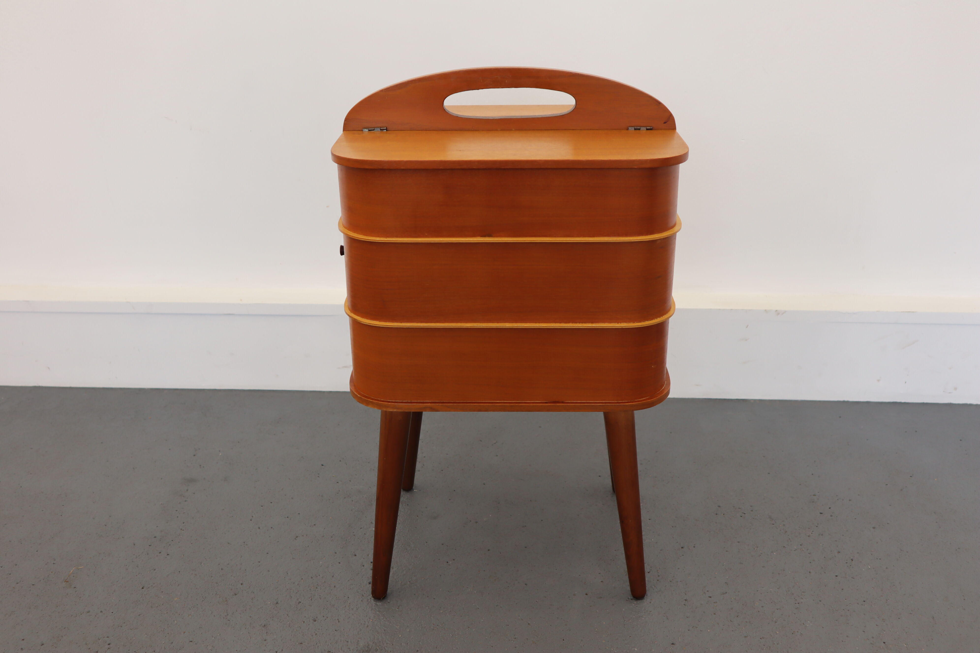 Wooden Sewing Cabinet, 1960s