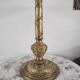 Glass paste lamp signed "Lumière de la Ville"