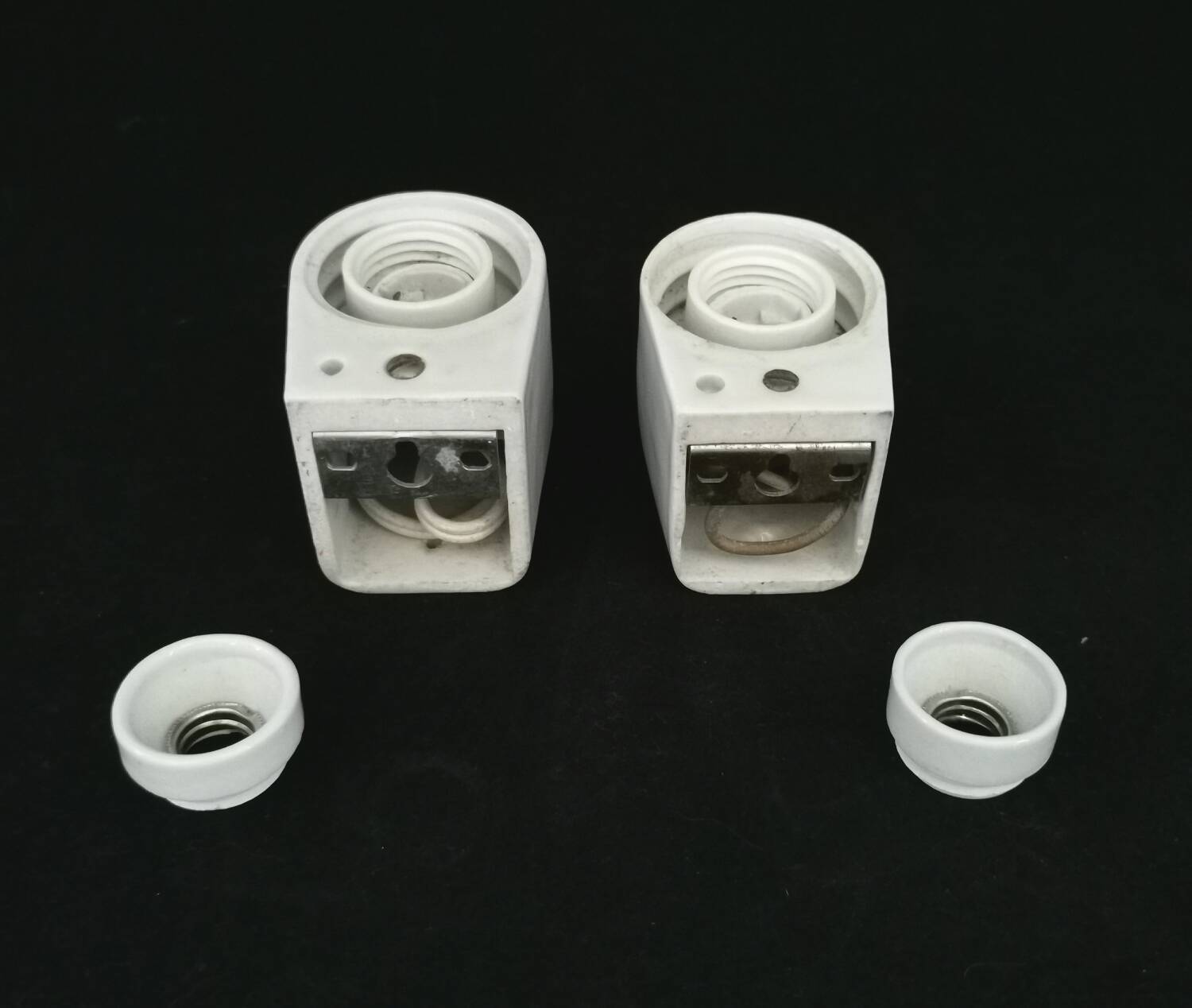 2 Bauhaus wall lights by Wilhelem Wagenfeld for Lindner 1950