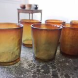 Series 6 glasses old yellow-orange