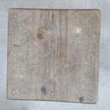 Antique wooden workshop stool