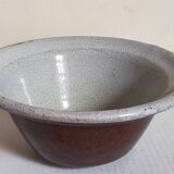 19th century enamelled earthenware salad bowl