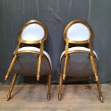 Louis XVI living room in gilded wood