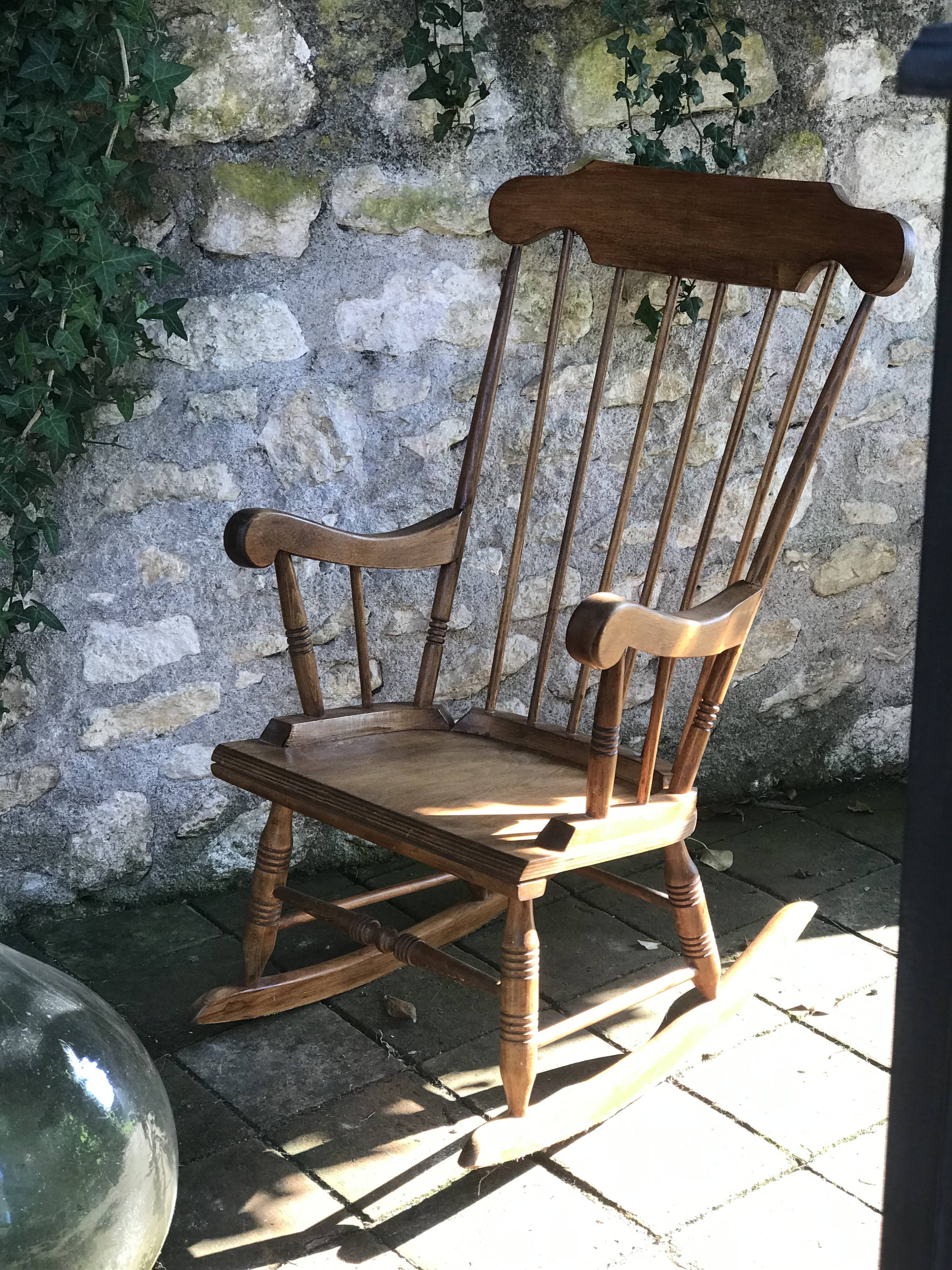 Vintage scandinavian rocking chair