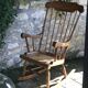 Vintage scandinavian rocking chair