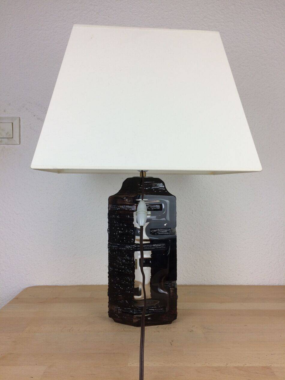 Lampe en cristal par César Baldaccini pour Daum, modèle Argos