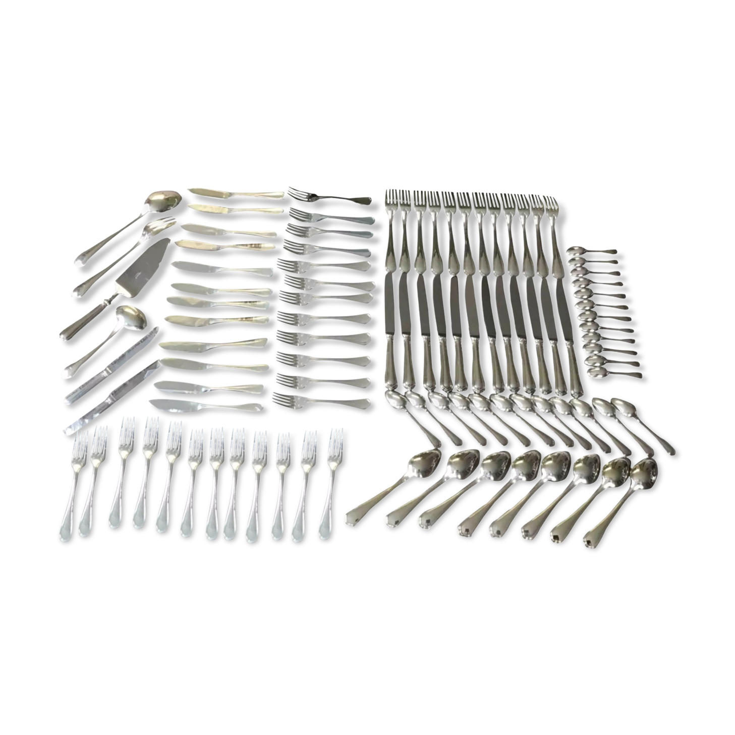 Christofle cutlery set model Spatours 97 pieces