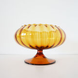 1960 blown glass standing cup