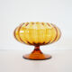 1960 blown glass standing cup