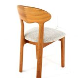 Lot de 6 chaises design danoises Juul Kristensen en teck
