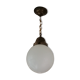Suspension laiton et opaline début XXème
