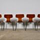 Chaises Hammer par Arne Jacobsen pour Fritz Hansen, 1960