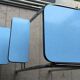 Steplady stepladder formica sky blue, 60/70s
