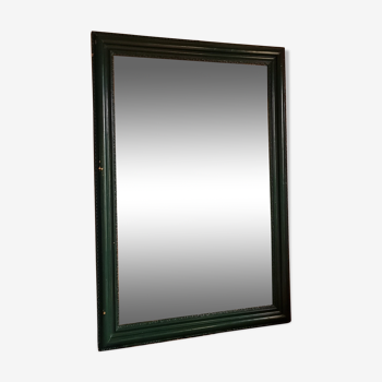 Miroir en bois mouluré coloris vert anglais 175 x 120