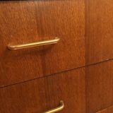 Scandinavian wooden chest of drawers from the 1960s