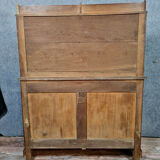 Vaisselier called Saint Hubert time Napoleon III in walnut bramble