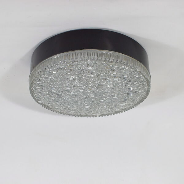 Plafonnier en verre à bulles par Staff 1960-70 prix IF Design Awards en 1964