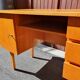 Vintage light oak desk from the 70s