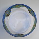 Signed Mazoyer cup. Art Deco enameled glass, 1920-1930.