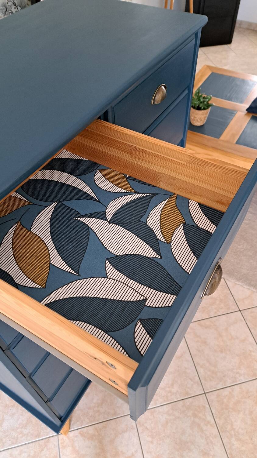 Grande commode Rød Sødgren bleu ganne