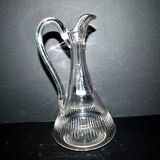 BACCARAT crystal carafe with handle, gondola model 1907