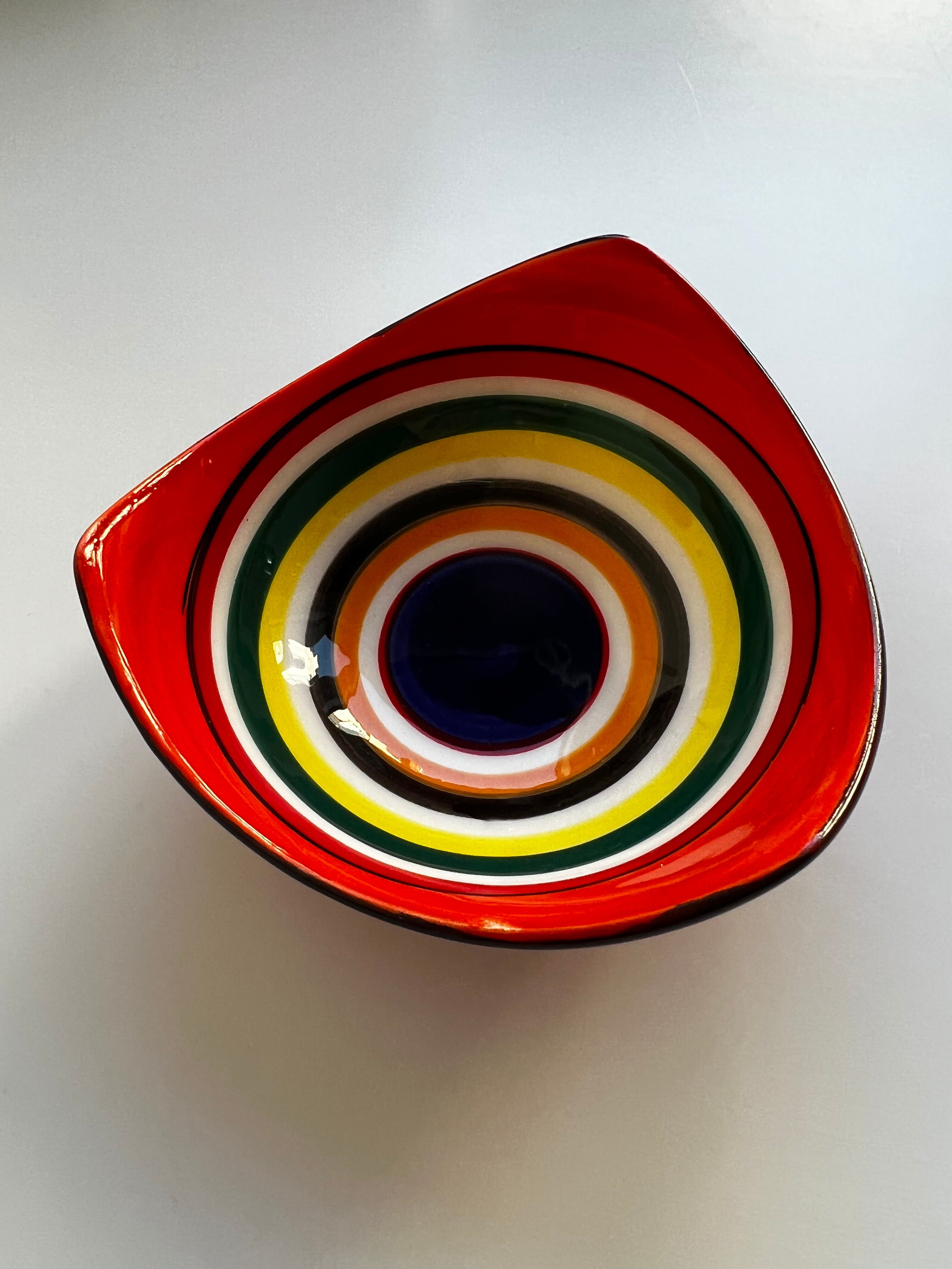 Cups design vintage ceramic Delrio Salado