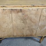 Enfilade en rotin design vintage