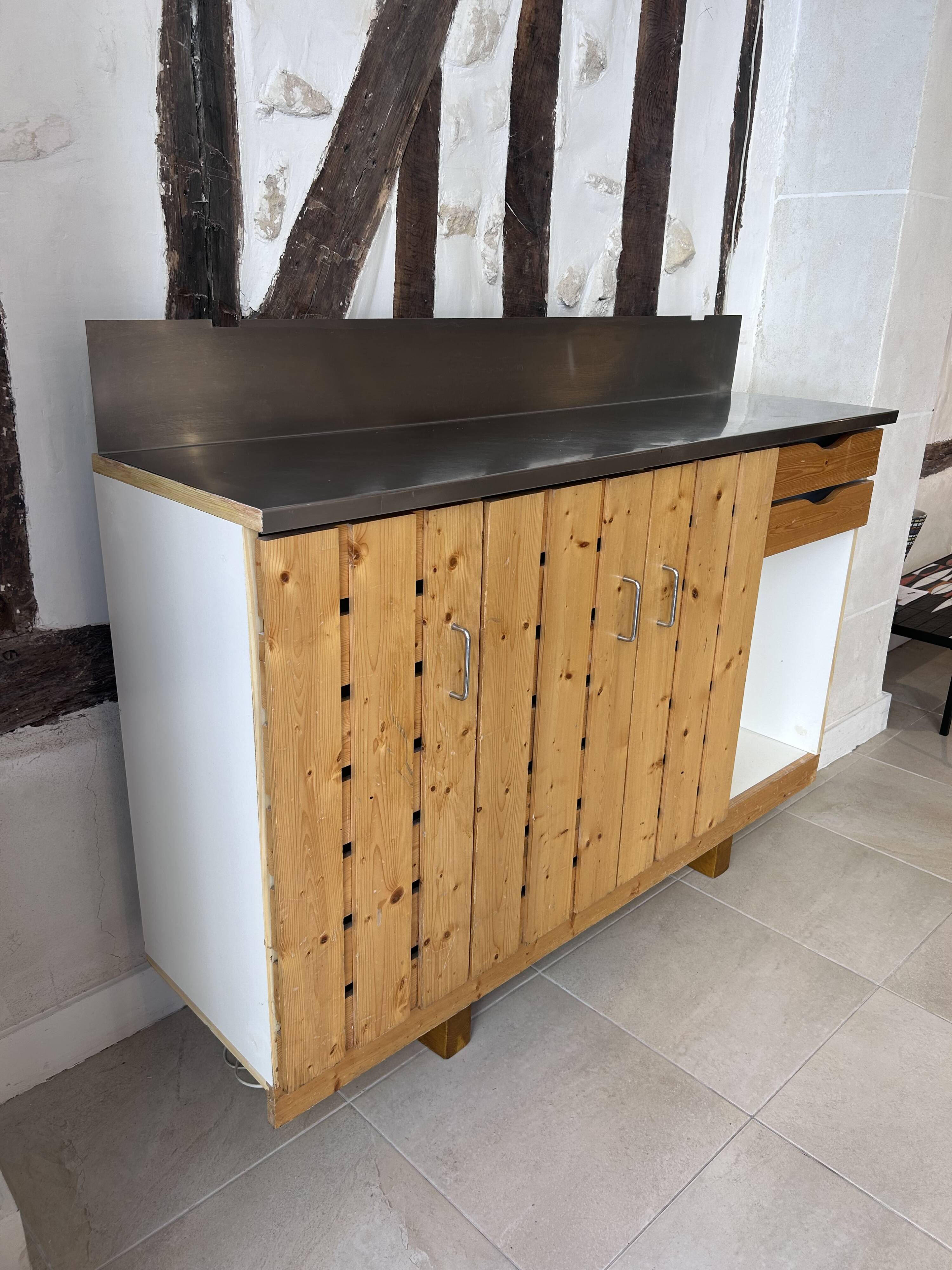 Charlotte Perriand, Les Arcs, Kitchen cupboard 1960