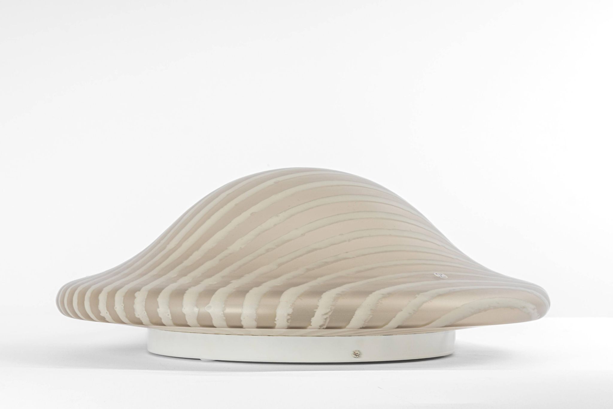 Magnificent glass ceiling light by Peill & Putzler, Germany, 1970s.