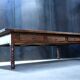 Passementier table with wooden drawers Walnut - France Lyon 1880'