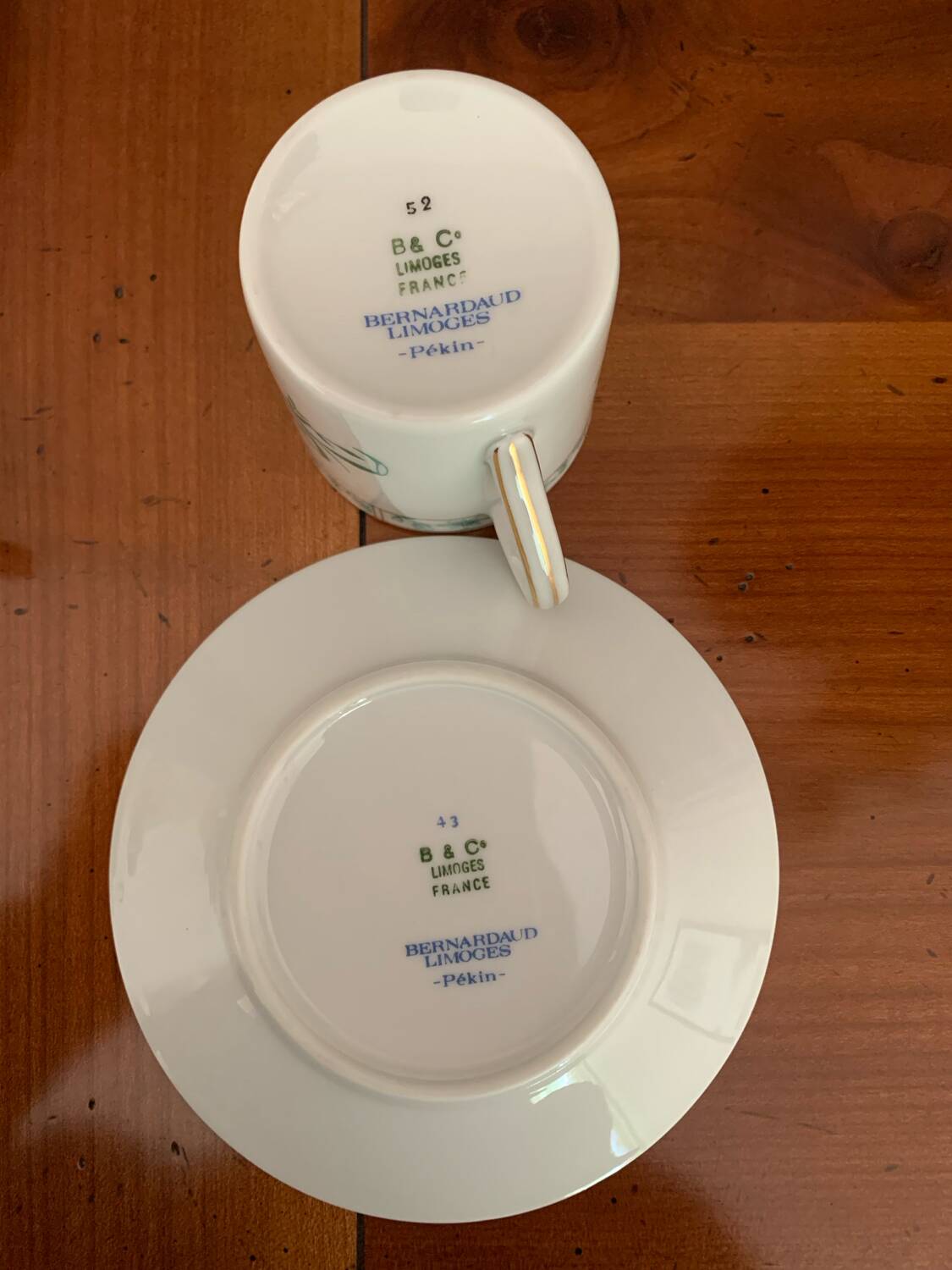 Bernardaud coffee cups