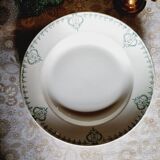 6 mismatched earthenware soup plates lot 8