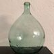 Demijohn old glass bubbled 10l