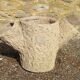 Tree trunk planter in concrete