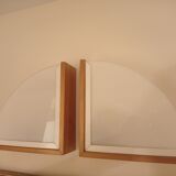 Wall lamp design 80 metal wood plexiglass