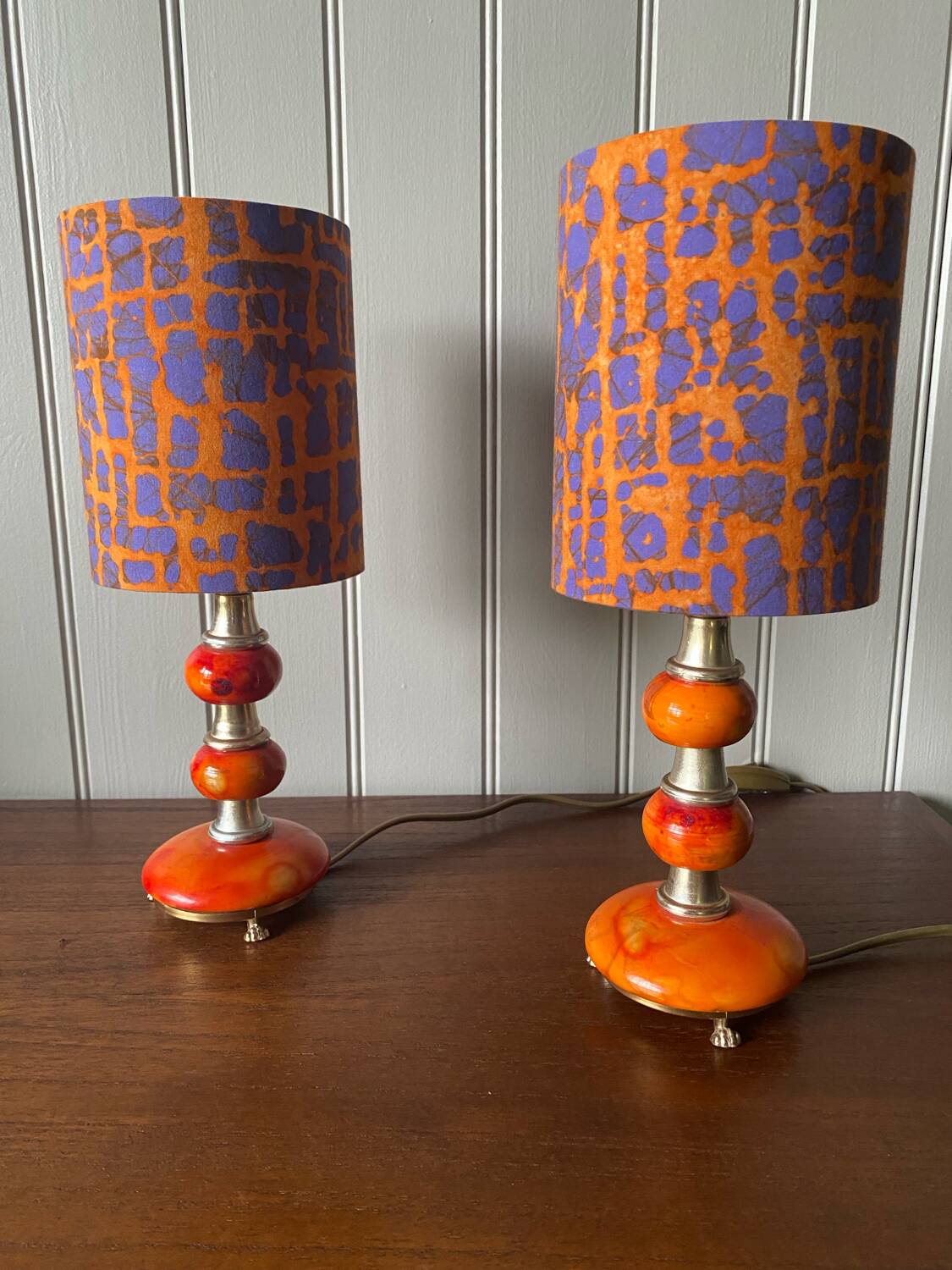 Pair of vintage bedside tables