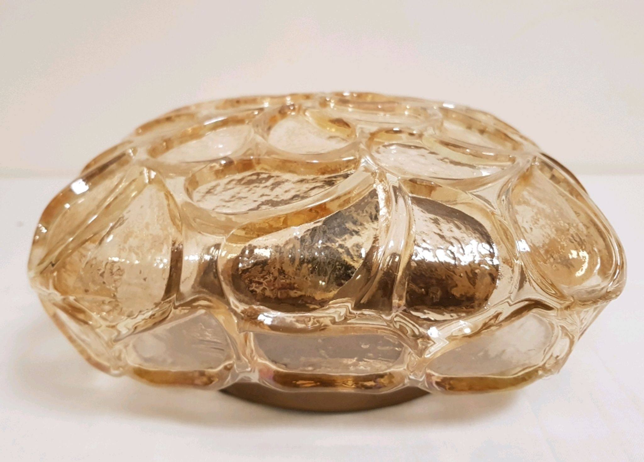 Plafonnier ambré