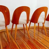 A set of four chairs, proj. A. Suman, Tatr Nabytok, Czechoslovakia, 1960s