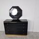 Jean Claude Mahey chest of drawers with mirror, 1970s