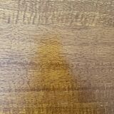 Desk in wood and black metal design 1950