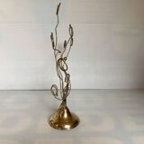 Brass photo frame with tulip base