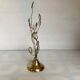 Brass photo frame with tulip base