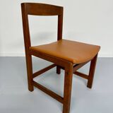 Lot of 6 old Scandinavian chairs "Corona" design 60s Lennart Bender