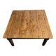 Wooden coffee table with turned legs