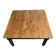 Wooden coffee table with turned legs