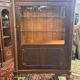 Vitrine ancienne bois marbre – Meuble vintage