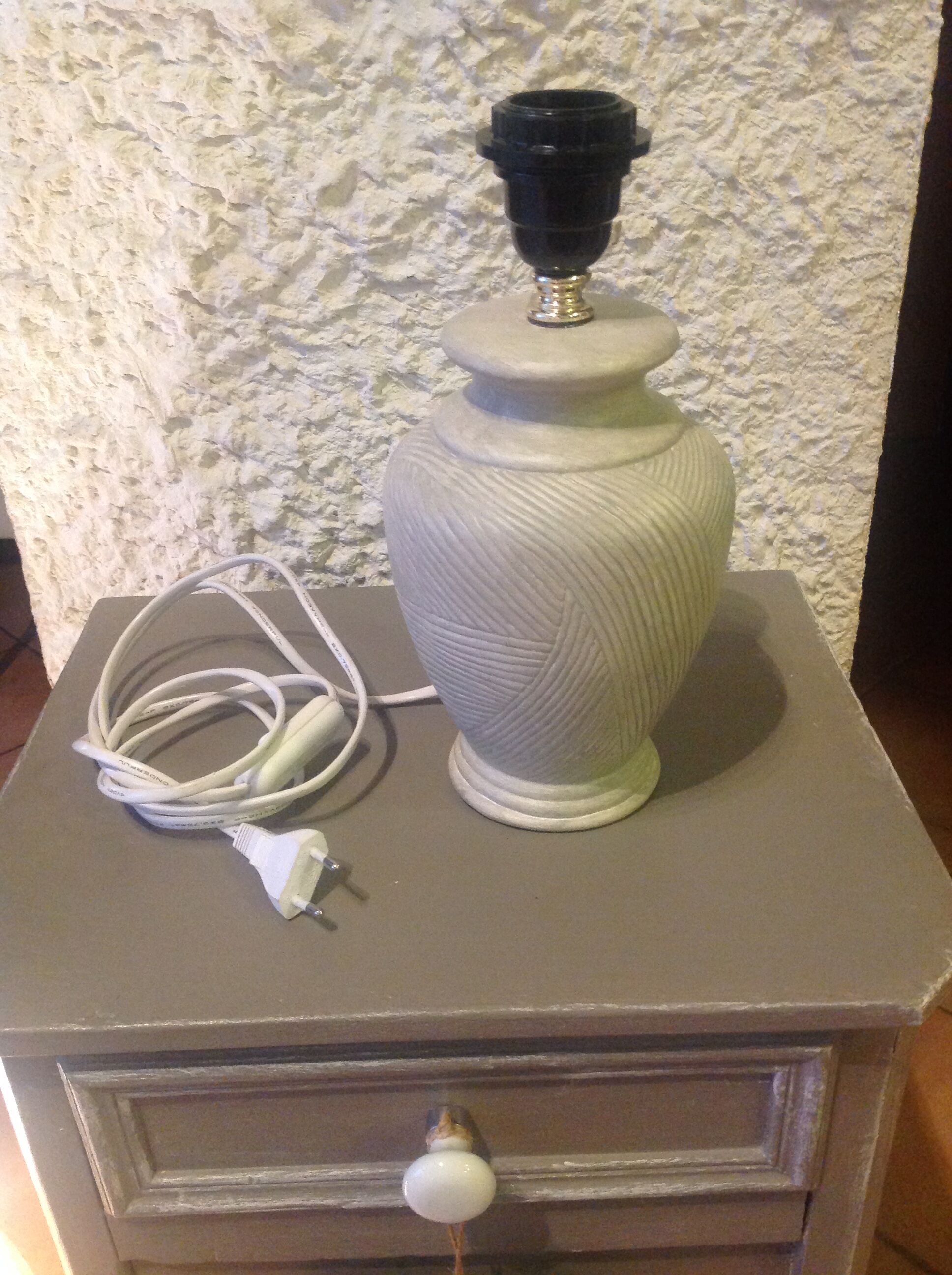 Vintage lamp foot