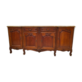 Louis XV low sideboard marble top
