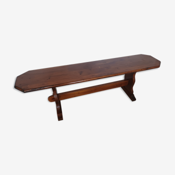 Wooden farm bench