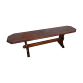 Wooden farm bench